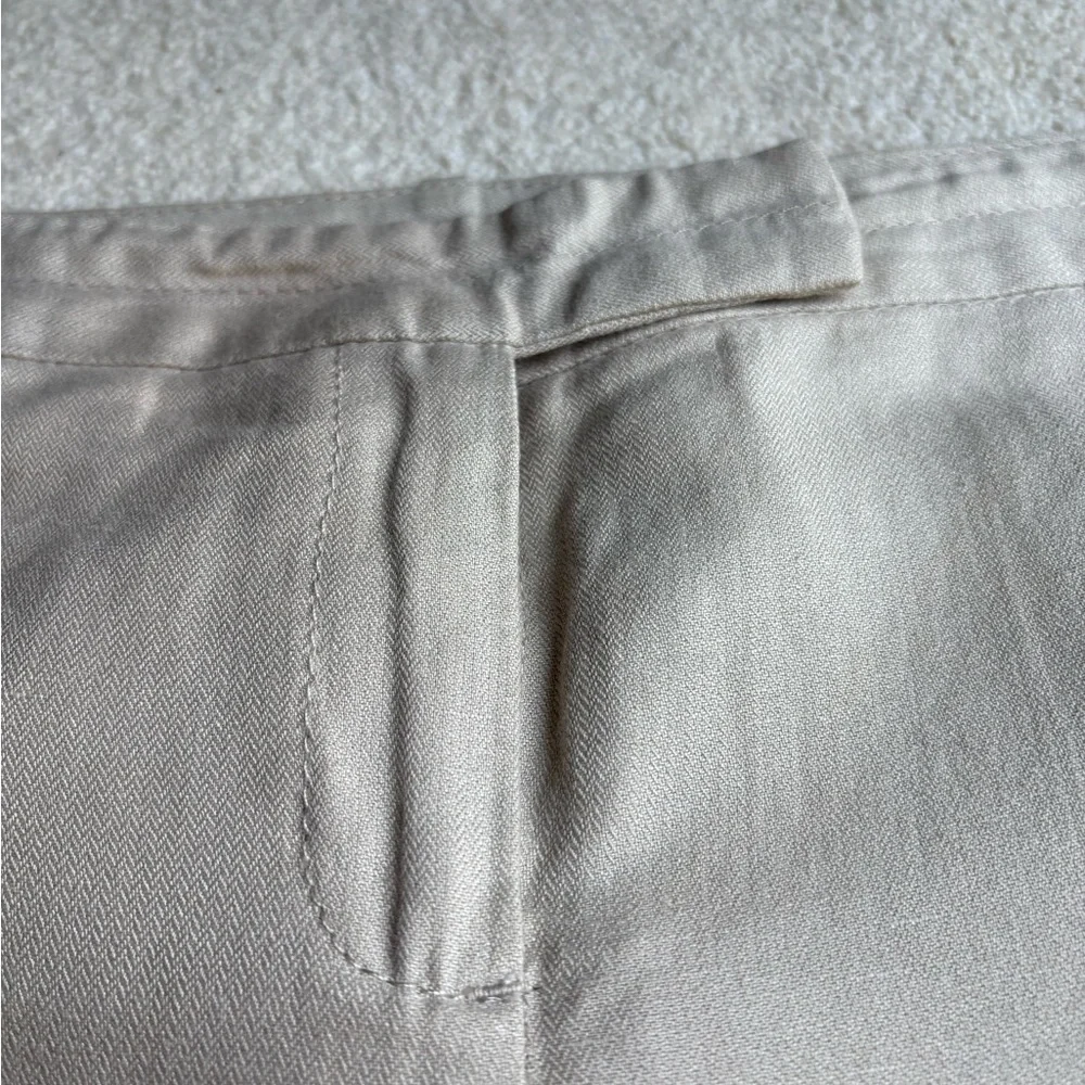 Vintage United Colors Of Benetton Cream Wide Leg Pants - Picture 7 of 12